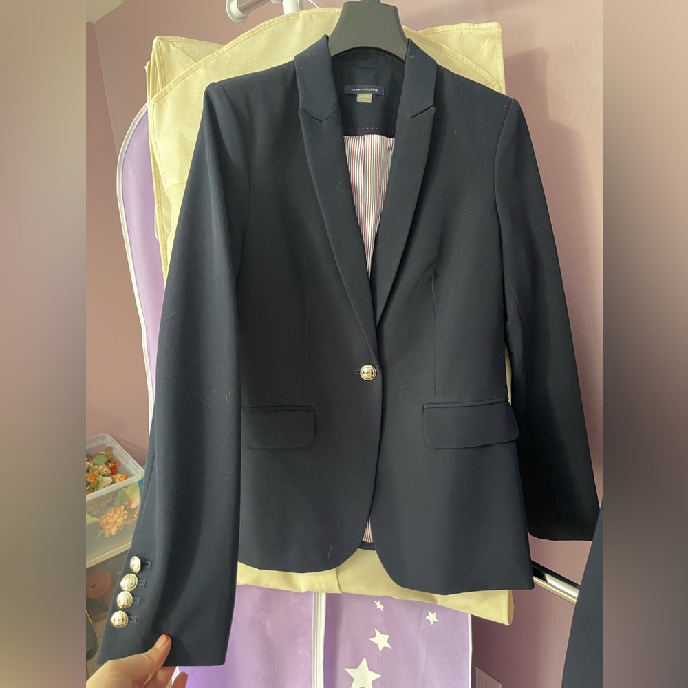 Women’s Tommy Hilfiger Navy Blue Blazer